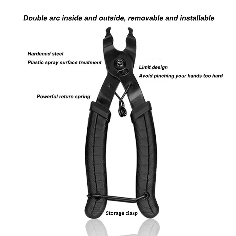 Bike Chain Quick Link Tool with Hook Up Bicycle Pliers MTB Road Cycling Chain Clamp Multi Link Plier Magic Buckle Bicycle Tools Pi-Mart