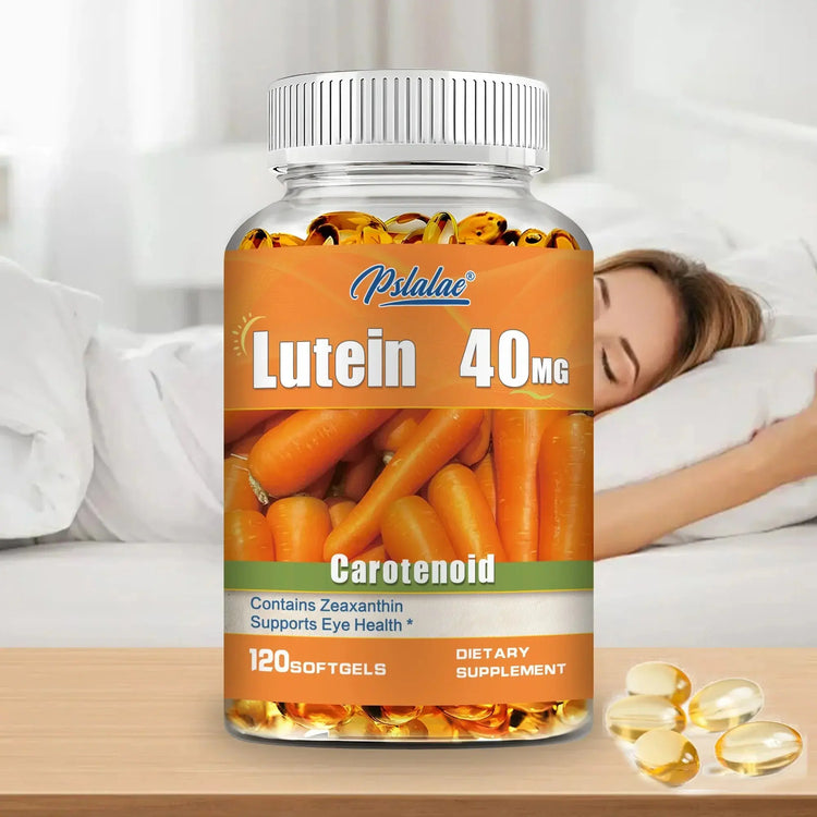 Lutein 40mg - with Zeaxanthin - Supports Healthy Vision, Blue Light Protection, Relieves Eye Fatigue and Dryness - 120 Capsules Roksy
