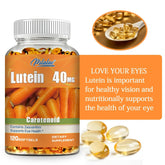 Lutein 40mg - with Zeaxanthin - Supports Healthy Vision, Blue Light Protection, Relieves Eye Fatigue and Dryness - 120 Capsules Roksy