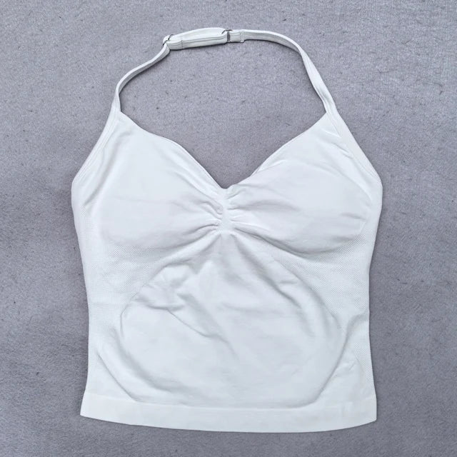 Adjustable Open Back Yoga Top Moisture Wicking Gym Tank Pi-Mart