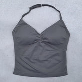 Adjustable Open Back Yoga Top Moisture Wicking Gym Tank Pi-Mart