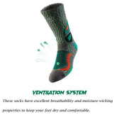 Towel Bottom Sport Socks for Men 9-12 Breathable Non Slip High Cut Basketball Socks Moisture Absorption Socks Pi-Mart