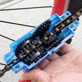 Portable Bicycle Chain Cleaner Bike Brushes Scrubber Wash Tool Mountain Cycling Cleaning Kit Outdoor Accessory Pi-Mart