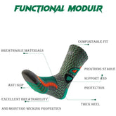 Towel Bottom Sport Socks for Men 9-12 Breathable Non Slip High Cut Basketball Socks Moisture Absorption Socks Pi-Mart
