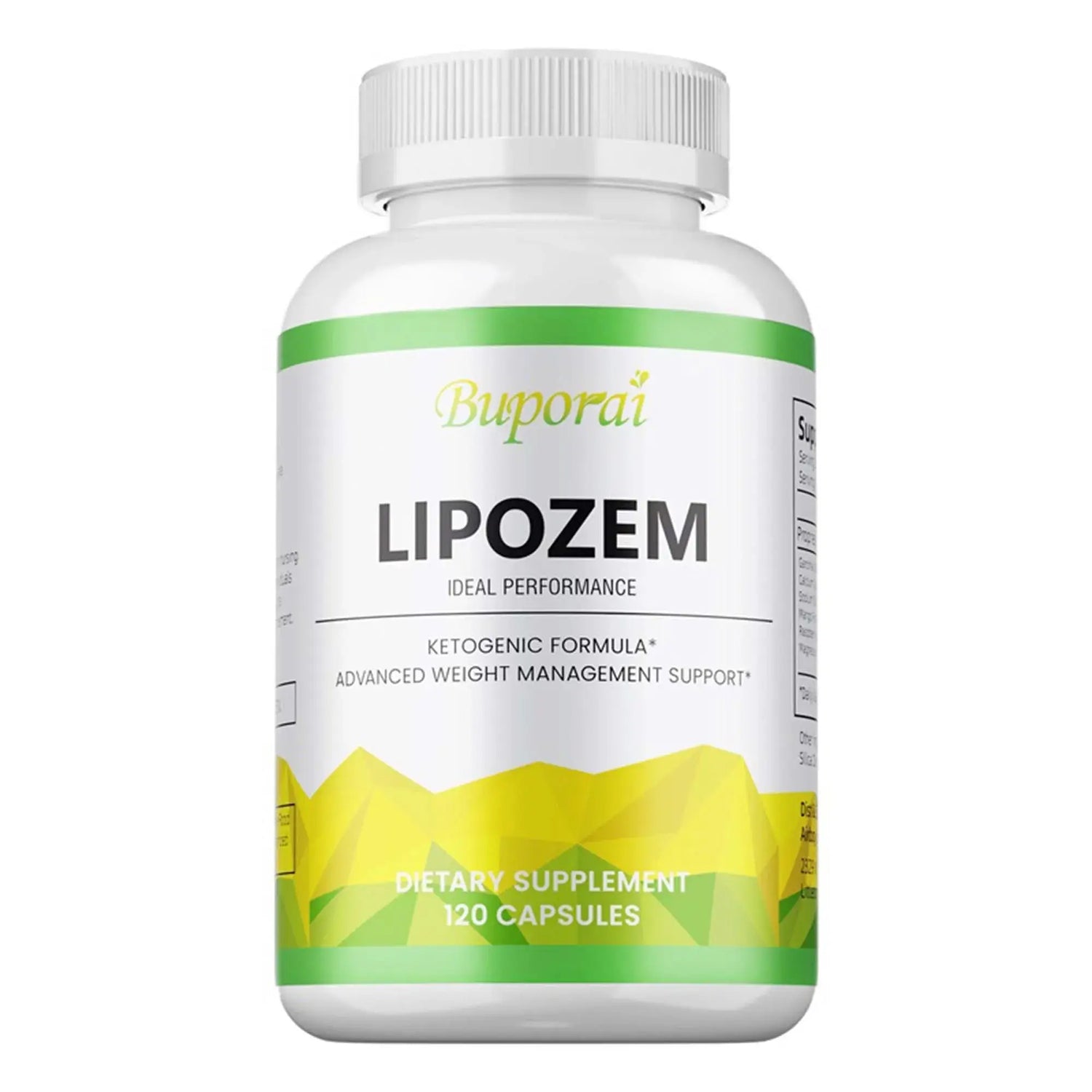 Natural Lipozem - Appetite Suppressant, Fat Burner,Relieves Bloating and Constipation, Improves Metabolism - 120 Capsules Roksy