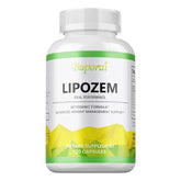 Natural Lipozem - Appetite Suppressant, Fat Burner,Relieves Bloating and Constipation, Improves Metabolism - 120 Capsules Roksy