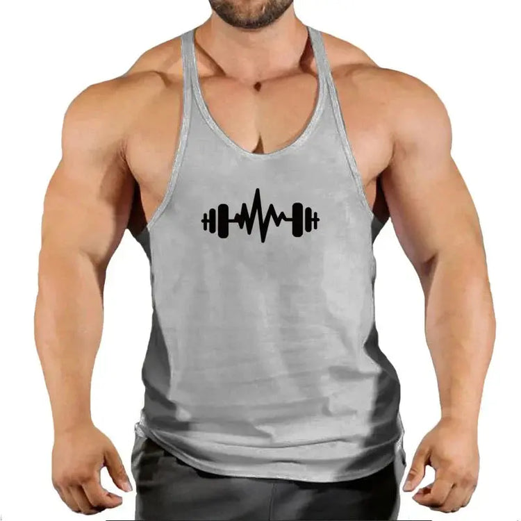 Gym Top Men T-shirts Fitness Man Clothes Muscular THRIXINE