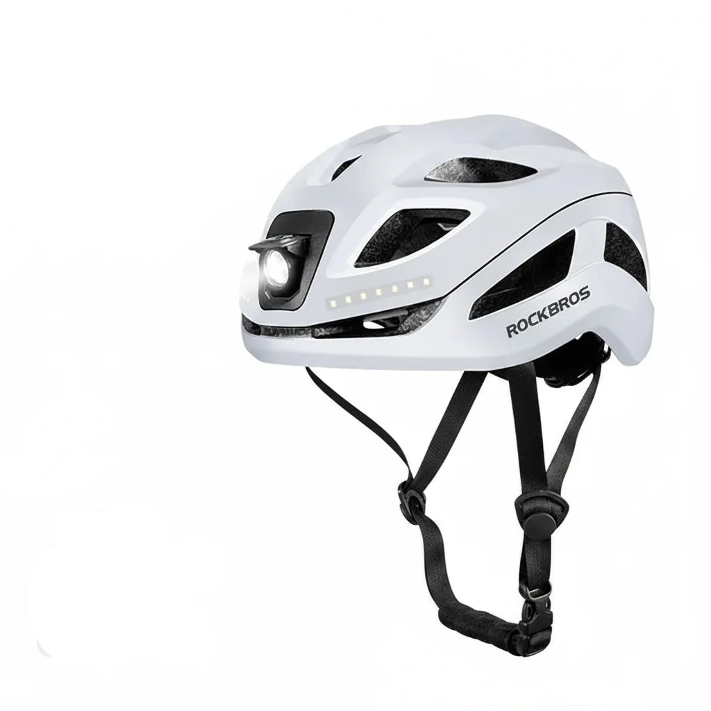 Adjustable Cycling Helmet with Rechargeable Type-C Safety Light 24 Hour Sport