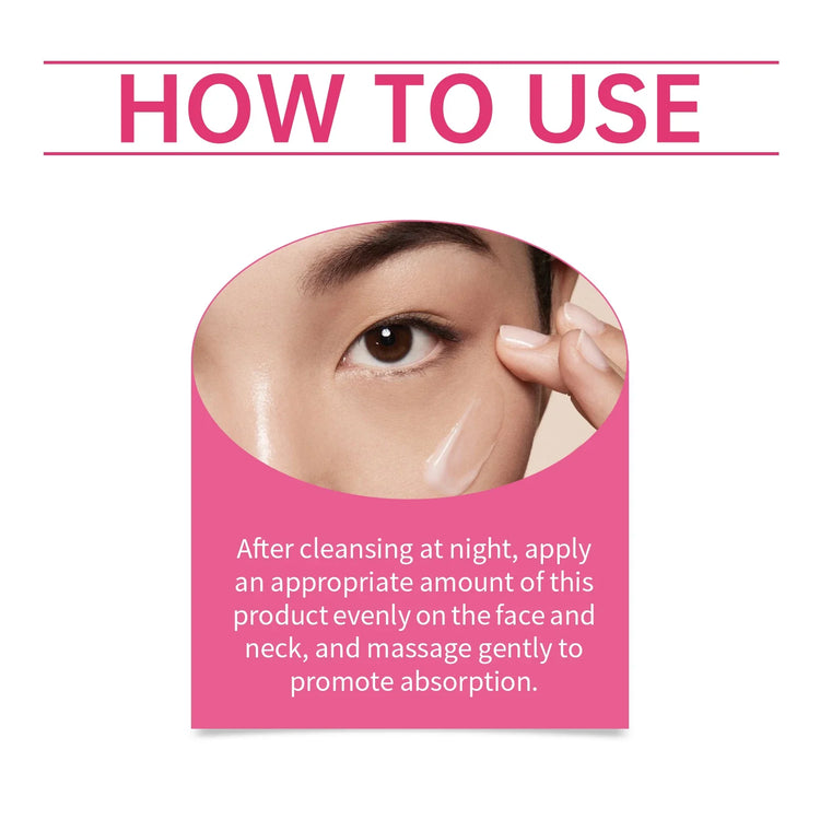 Night Face Cream Repair Damaged Skin Treatment Firming Increase Elasticity Lifting Tighten Reduce Dullness Brightening Skin Care Pi-Mart