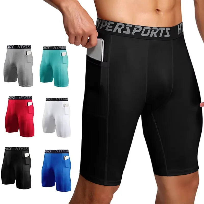 Men Compression Training Shorts for Enhanced Performance and Support Pi-Mart