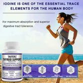 Thyroid Support Supplement - Supports Thyroid Health & Metabolism - With Iodine, Zinc & Selenium, Vitamin B12, 120 Capsules Roksy