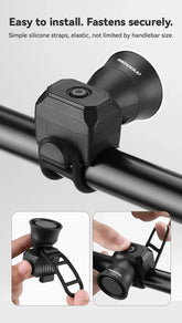 New Bicycle Horn Mountain Bike USB Charging Waterproof Electronic Bike Bell Riding Equipment Children&