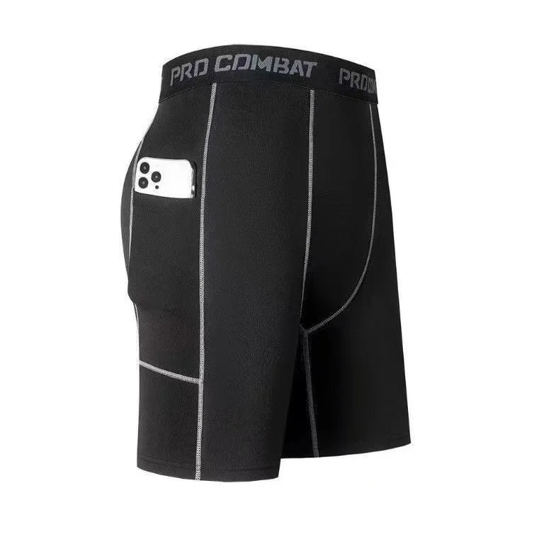 Men Compression Training Shorts for Enhanced Performance and Support Pi-Mart