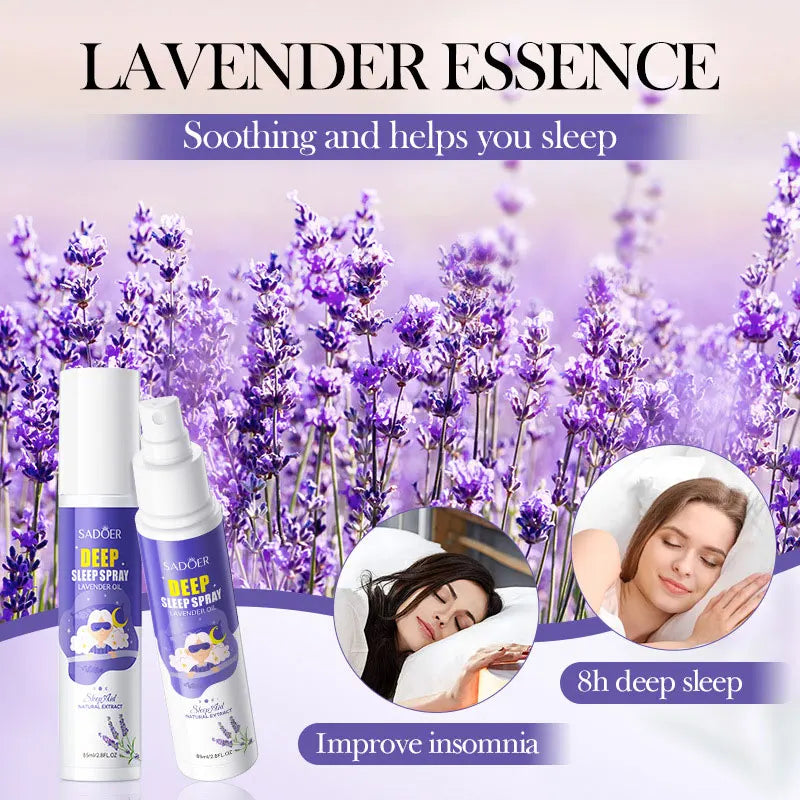 Lavender Sleep Spray 85ml Aromatherapy Sleep Lavender Pillow Mist Pillow  for Room Deep Sleep Spray Pi-Mart