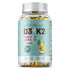 VITAMIN D3&K2 - Natural Ingredient Calcium, Bone, Teeth, Joint & Skin, Immune Support Supplement - 120 Capsules Roksy