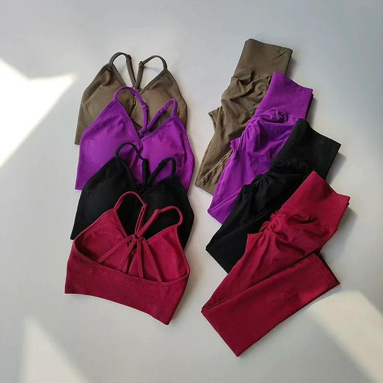 High-Waisted Yoga Suit for Toned Hip Support Pi-Mart