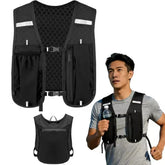 Breathable Running Hydration Vest with Storage for Hiking and Cycling Pi-Mart