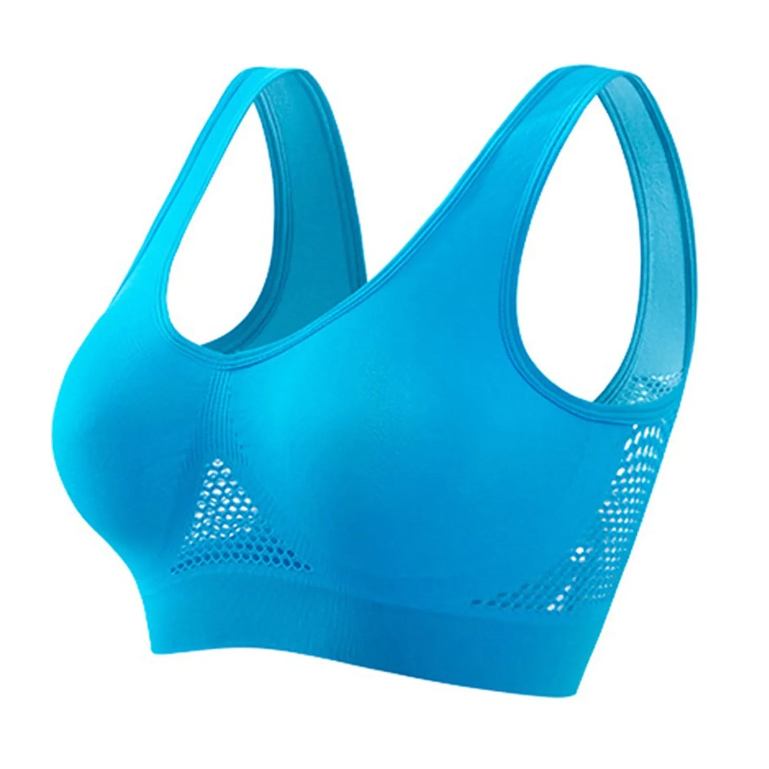 Women Anti-sagging Yoga Sports Bra High-Impact Fitness Tank Top Pi-Mart