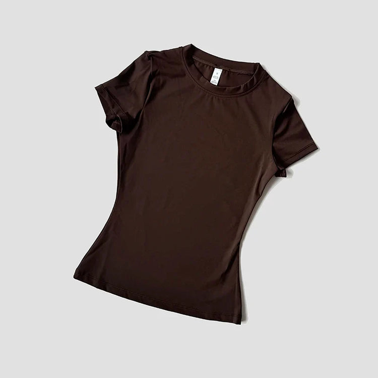 Seamless Moisture Wicking Yoga Shirt for Flexible Performance Pi-Mart