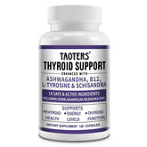 Thyroid Support Supplement - Supports Thyroid Health & Metabolism - With Iodine, Zinc & Selenium, Vitamin B12, 120 Capsules Roksy