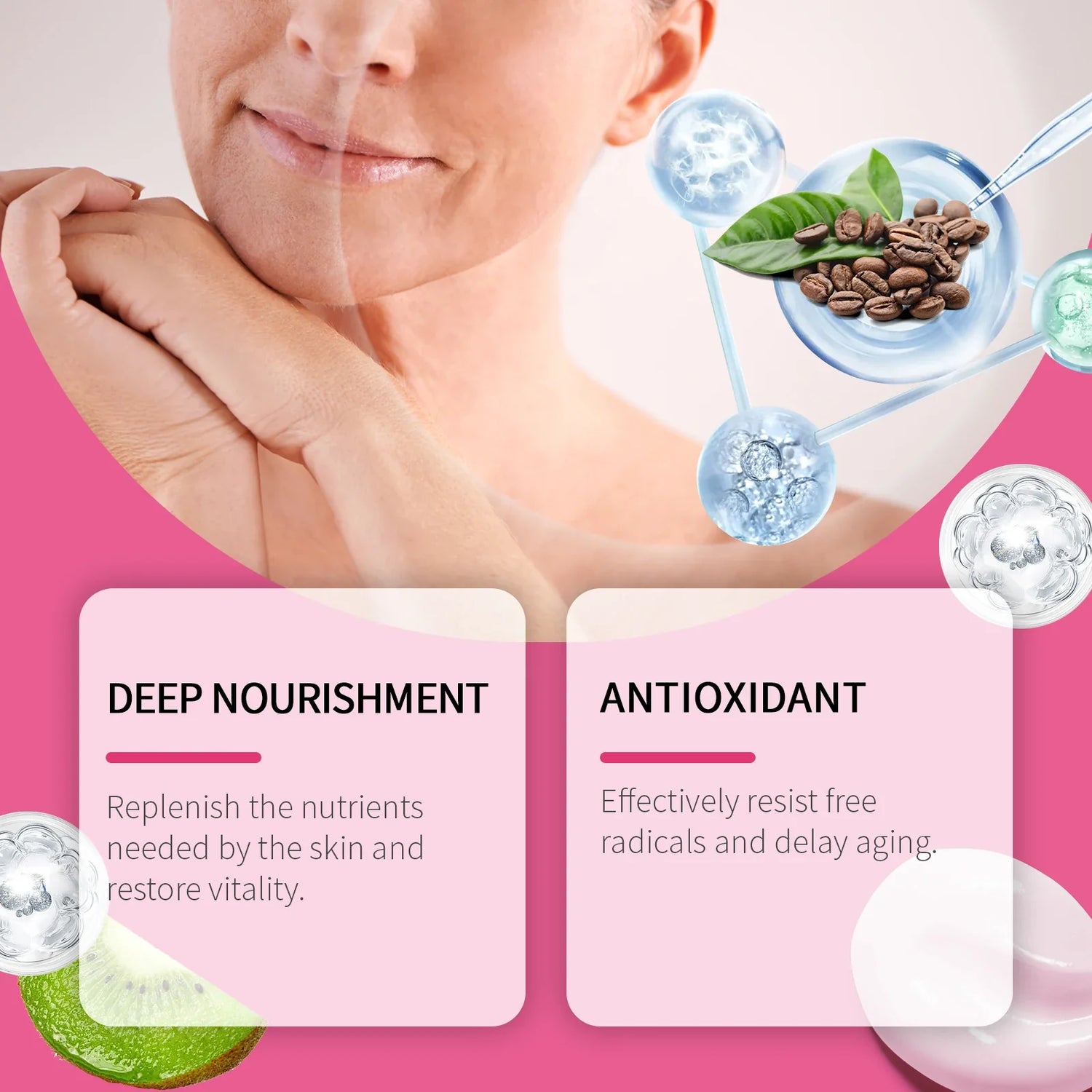 Night Face Cream Repair Damaged Skin Treatment Firming Increase Elasticity Lifting Tighten Reduce Dullness Brightening Skin Care Pi-Mart