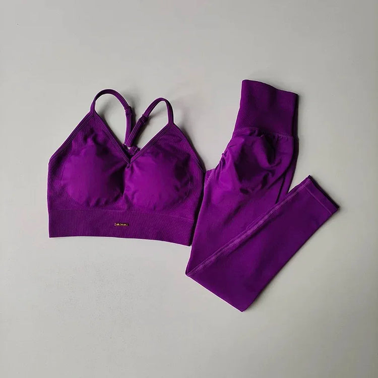 High-Waisted Yoga Suit for Toned Hip Support Pi-Mart