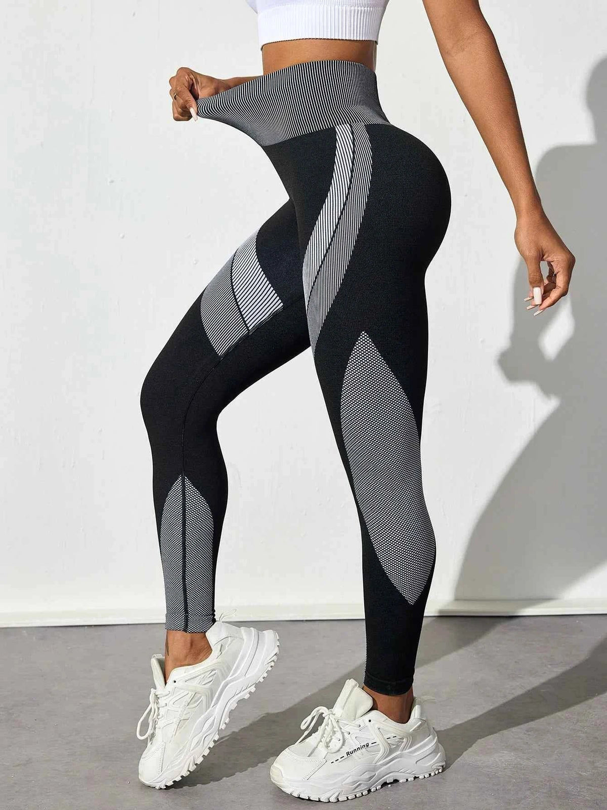 WANAYOU High Waist Seamless Yoga Leggings THRIXINE