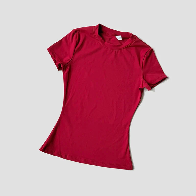 Seamless Moisture Wicking Yoga Shirt for Flexible Performance Pi-Mart
