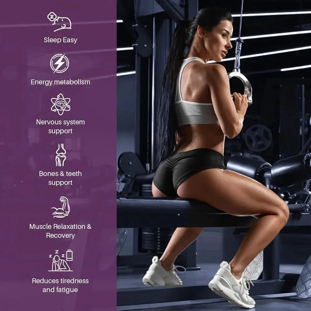 Magnesium Complex 700mg 12 in 1 Magnesium Supplement with Glycinate Citrate Malate Oxide Taurate Aspartate Orotate Magnesium Roksy