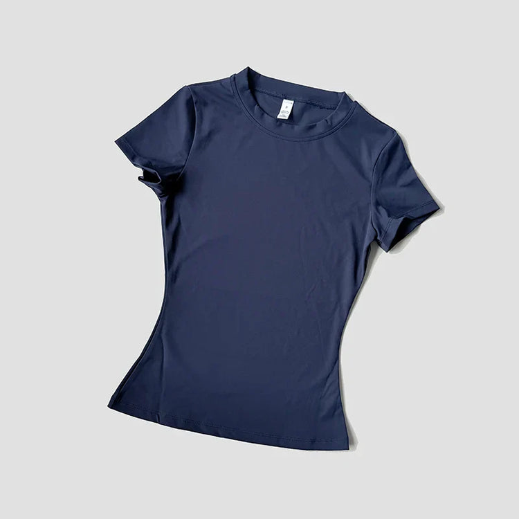 Seamless Moisture Wicking Yoga Shirt for Flexible Performance Pi-Mart
