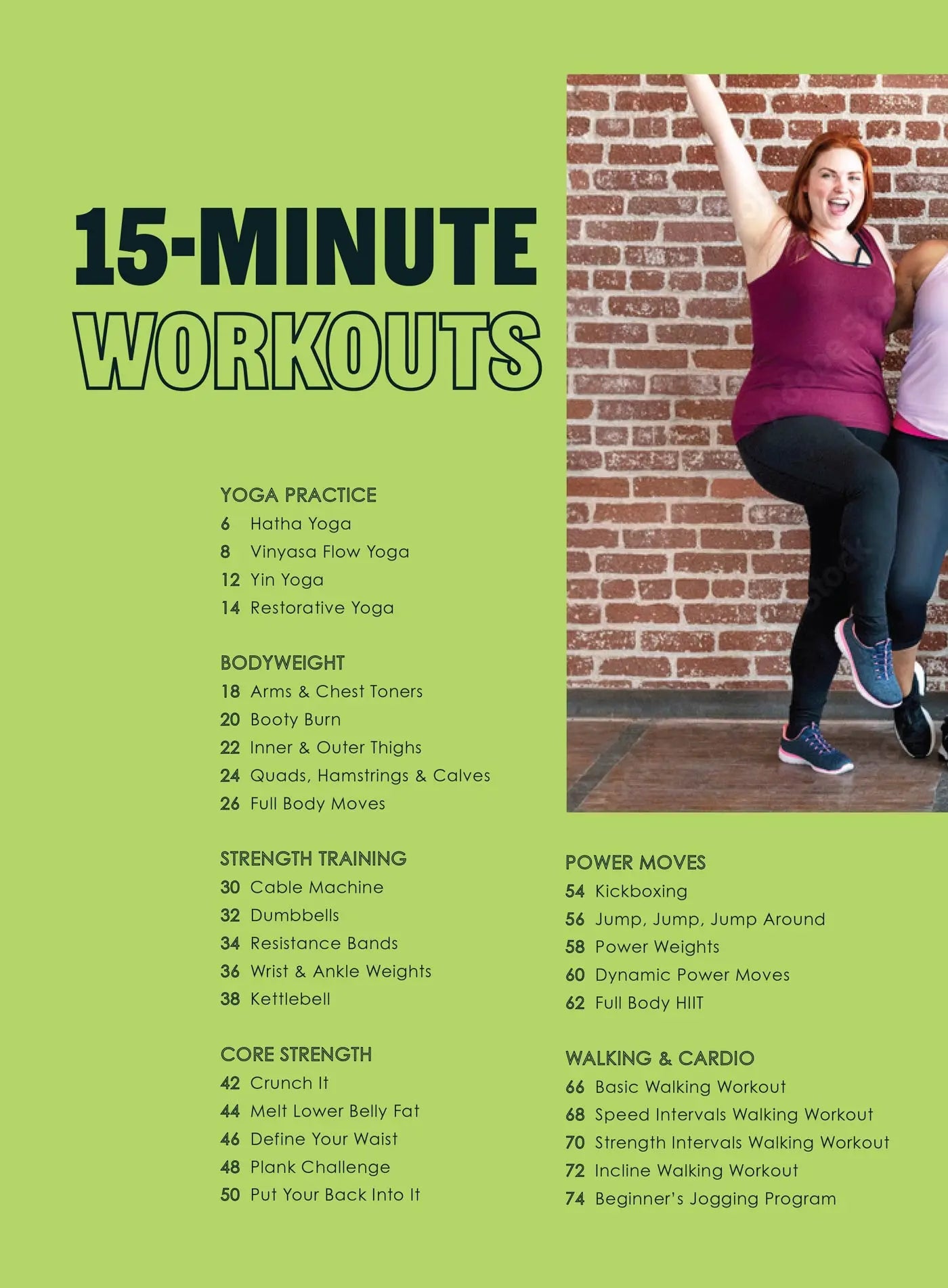 15-Minute Workouts - 38 Quick & Effective Workouts: A Guide For All Fitness Levels, Transform Your Health, Flatten Your Tummy, Burn Calories, Improve Posture, Increase Mobility, Heal Your Body & More! Magazine Shop US