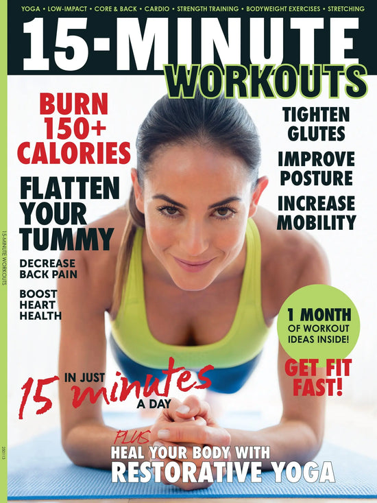 15-Minute Workouts - 38 Quick & Effective Workouts: A Guide For All Fitness Levels, Transform Your Health, Flatten Your Tummy, Burn Calories, Improve Posture, Increase Mobility, Heal Your Body & More! Magazine Shop US