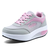 Women Breathable Lightweight Platform Walking Sneakers Pi-Mart