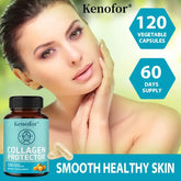 Collagen Capsules - Supports Healthy Cell Growth, for Skin Health, Antioxidant, Anti-aging, Reduce Wrinkles - Vegan Supplement Roksy