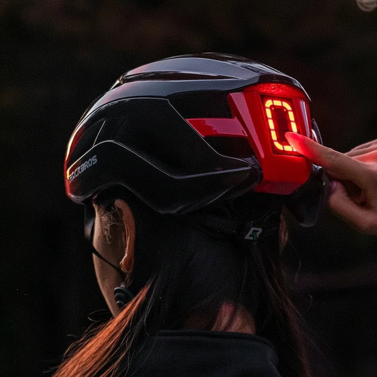 Adjustable Cycling Helmet with Rechargeable Type-C Safety Light 24 Hour Sport