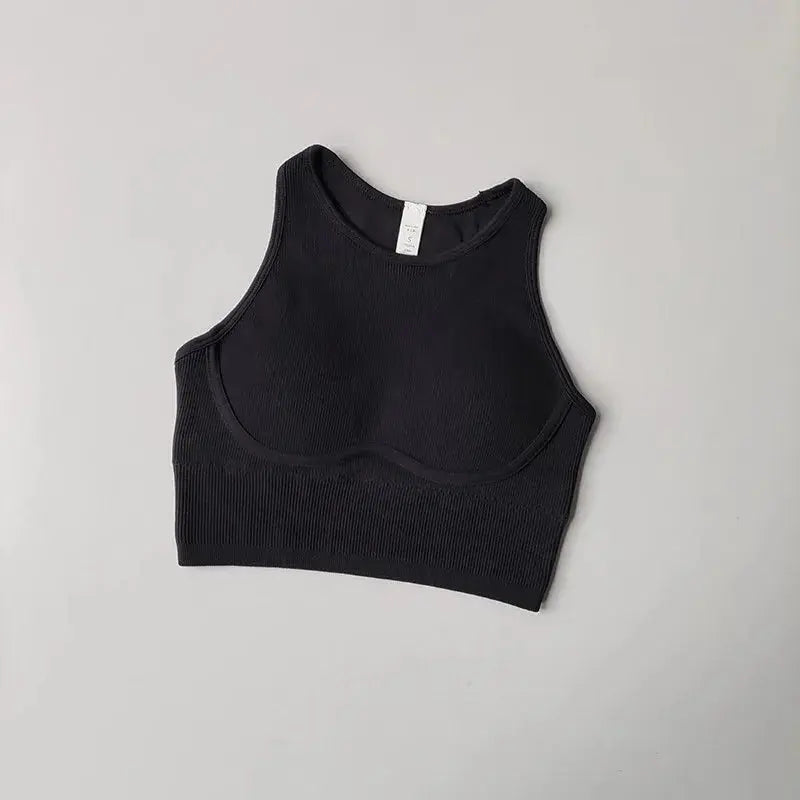 Women's Breathable Push-Up Sports Bra Crop Top THRIXINE