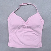 Adjustable Open Back Yoga Top Moisture Wicking Gym Tank Pi-Mart
