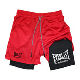 Everlast Double Layer Compression Shorts for Fitness and Basketball Pi-Mart