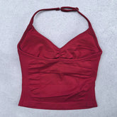 Adjustable Open Back Yoga Top Moisture Wicking Gym Tank Pi-Mart