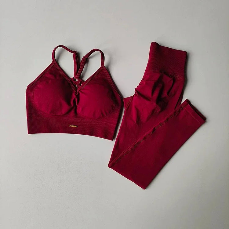 High-Waisted Yoga Suit for Toned Hip Support Pi-Mart