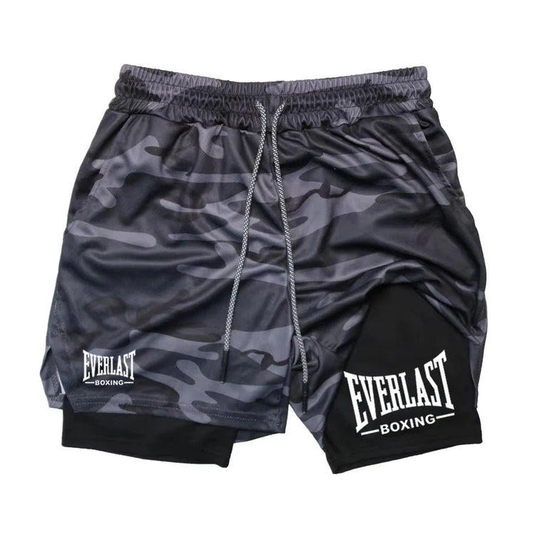 Everlast Double Layer Compression Shorts for Fitness and Basketball Pi-Mart
