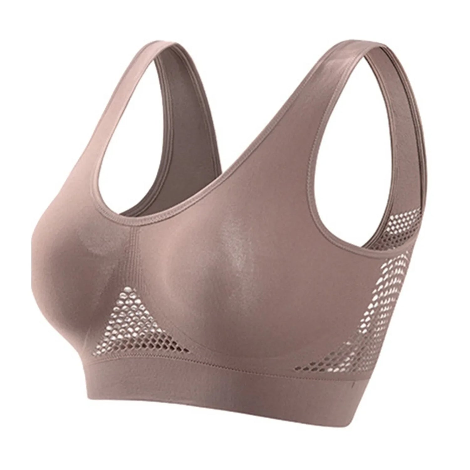 Women Anti-sagging Yoga Sports Bra High-Impact Fitness Tank Top Pi-Mart