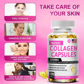 Collagen Supplements - Contains glutathione, an antioxidant that brightens and firms skin and supports healthy hair and nails Roksy