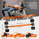 Dumbbell to Barbell Converter Weightlifting Bar THRIXINE