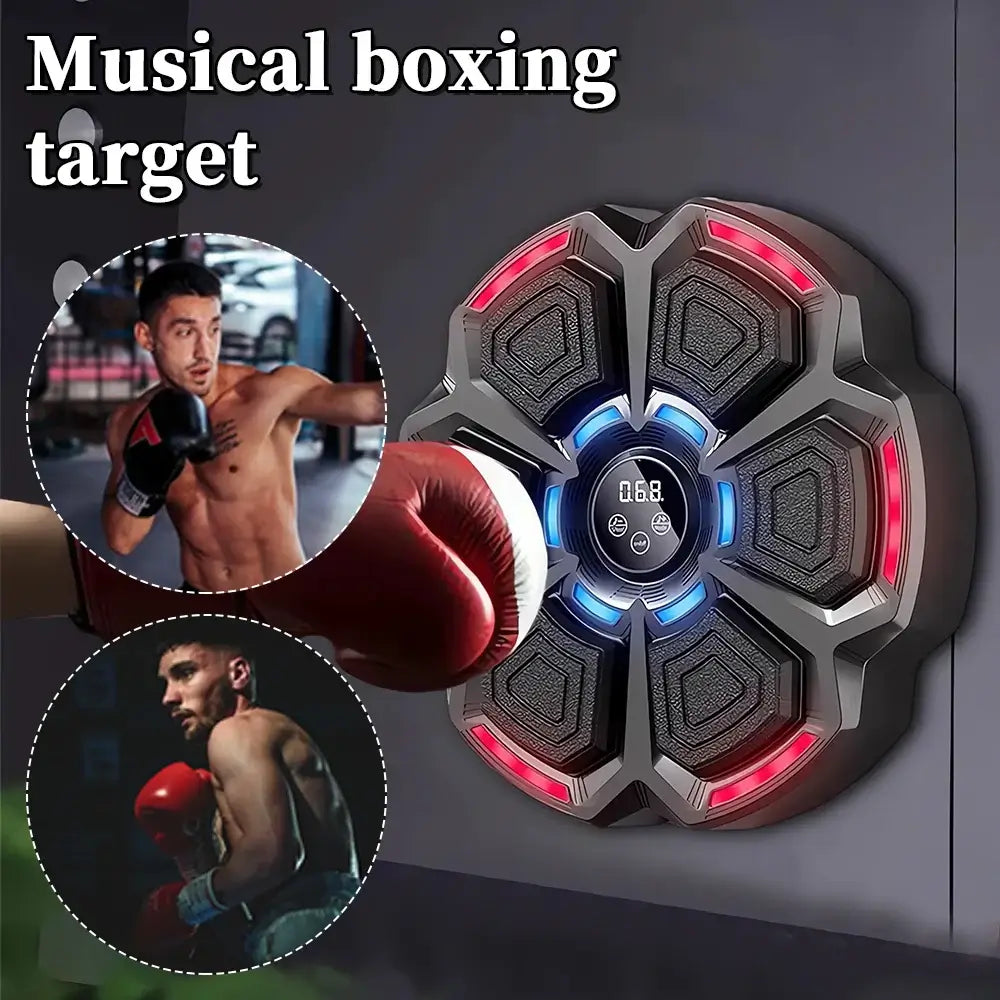 Music Boxing Machine | Wall-Mounted Workout Equipment for Adults & Kids 24 Hour Sport