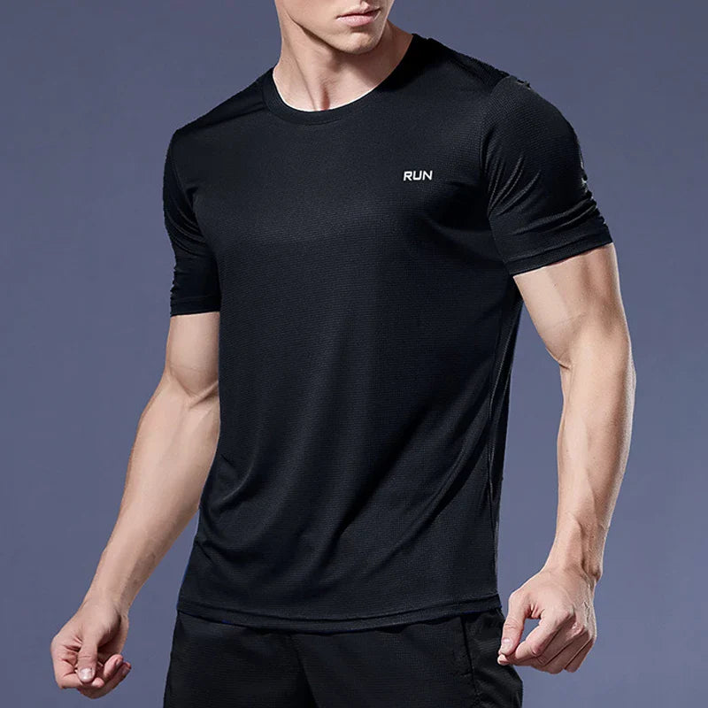 Men Quick Dry Compression Sport Shirt for Gym and Training Pi-Mart
