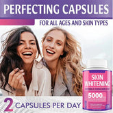 Glutathione Supplements, Collagen, Antioxidants, Anti-aging, Immunity, Radiance, Skin Whitening Supplements Roksy