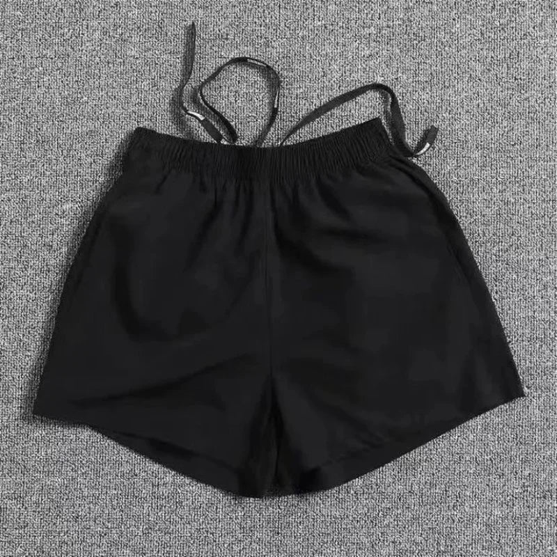 Women High Waist Seamless Fitness Shorts for Workout Gym Pi-Mart