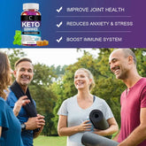 GPGP GreenPeople 60PCS Keto Gummies Keto Gummy Supplement Help For Weight Loss For Women And Men - Cleanse - Detox Roksy