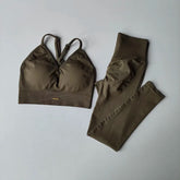 High-Waisted Yoga Suit for Toned Hip Support Pi-Mart